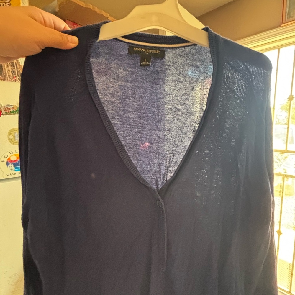 Banana Republic Navy Women's Cardigan